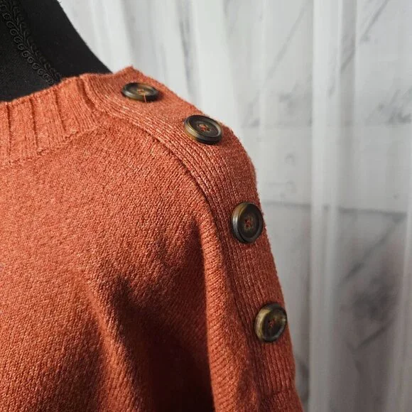 Sanctuary Women's Sweater in Rust Orange - Picture 4 of 16